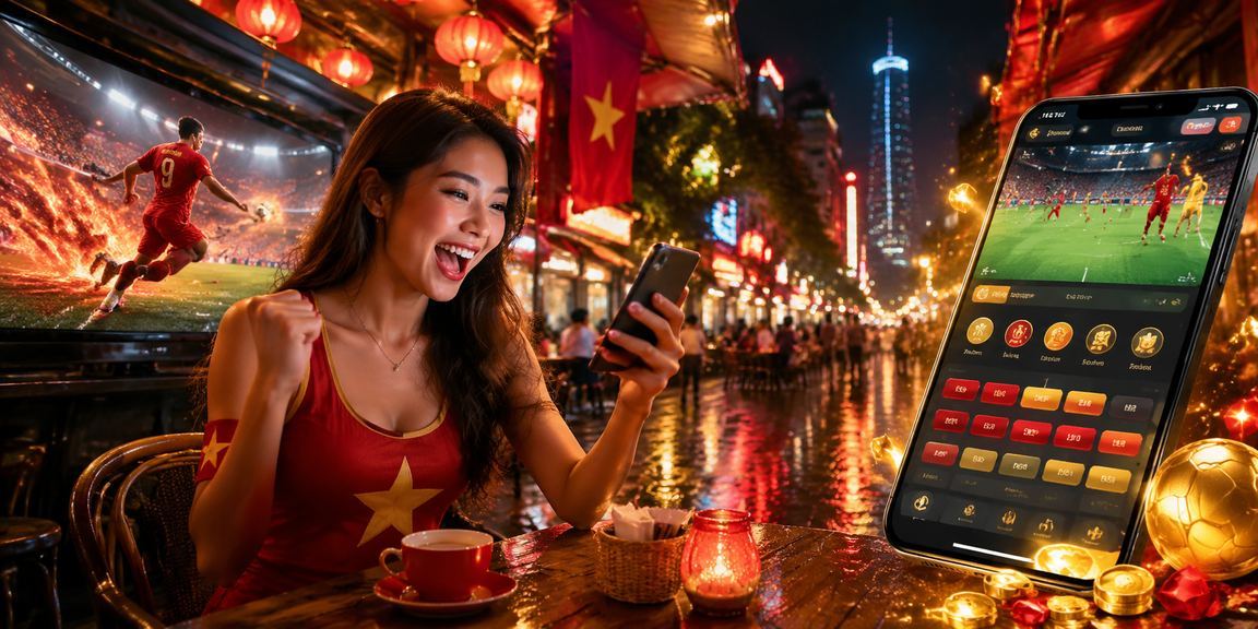 Người dùng theo dõi esports và cá cược trực tuyến tại quán cà phê Hồ Chí Minh